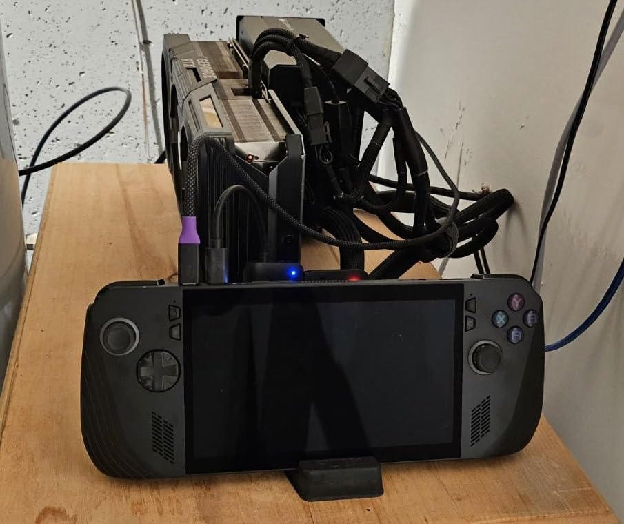 External GPU Dock Station, Mini eGPU Enclosure Only Compatible with Thunderbolt 3/4,USB4 40Gbps Graphics Card Dock Compatible with NVIDIA/AMD PCIe, PD 85W, Daisy Chain, DC/ATX/SFX/Flex Support customer photo 2