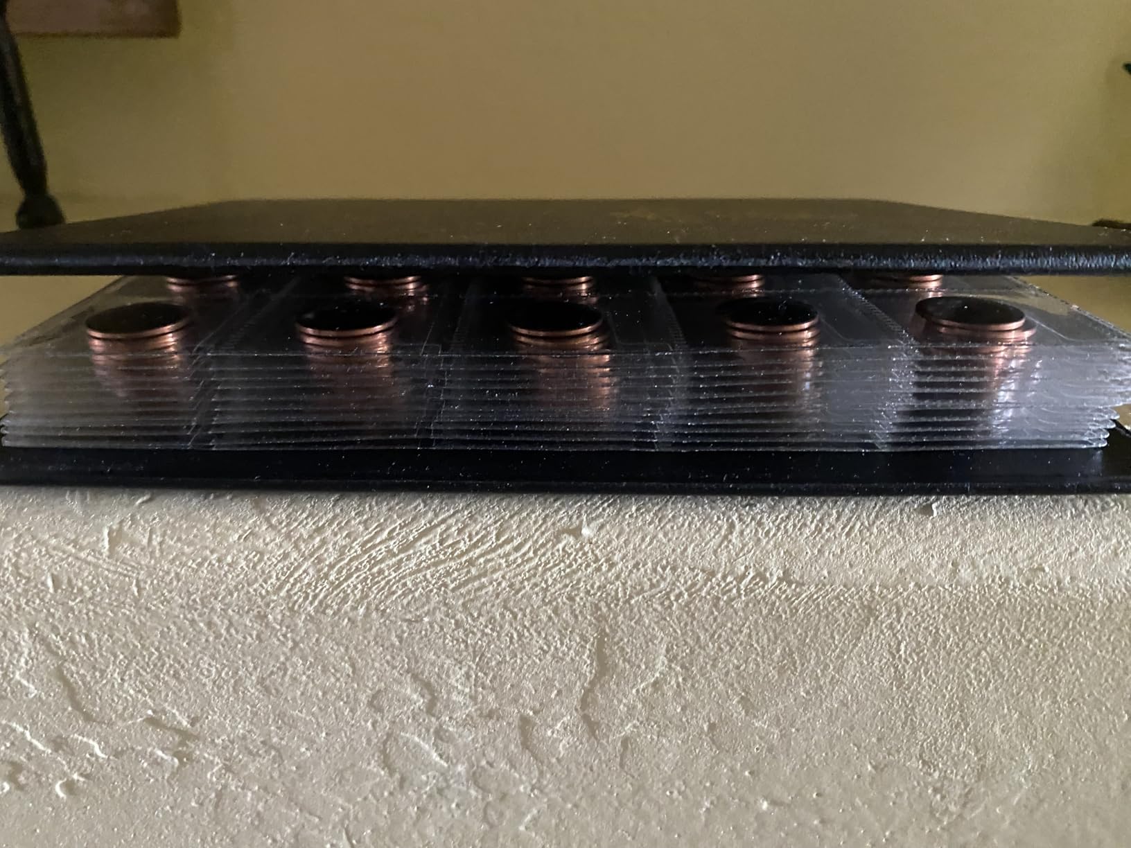 200 Pockets Coin Album - Coin Collecting Book with 10 Pages, 33x33 mm Grid Holder for Pounds Pence Cents Dollars Nickel customer photo 1