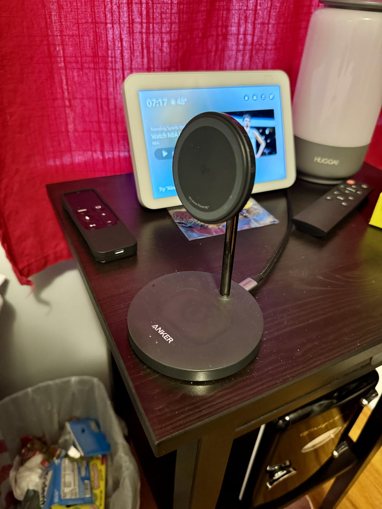 Anker MagGo 2-in-1 MagSafe Compatible Qi2 15W Wireless Charging Stand customer photo 1