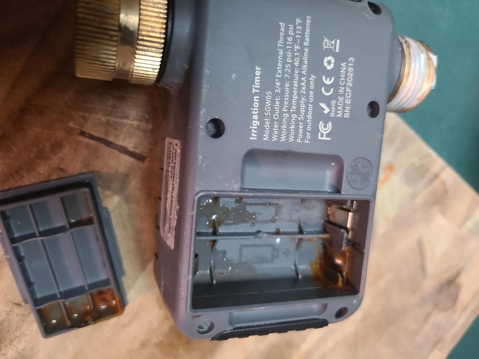 Sprinkler Timer with Brass Inlet and Outlet, Programmable Water Timer for Outdoor Garden Hose, Hose Timers with Rain Delay/Manual/Auto Mode, Drip Irrigation and Lawn Watering System, 1 Outlet customer photo 2