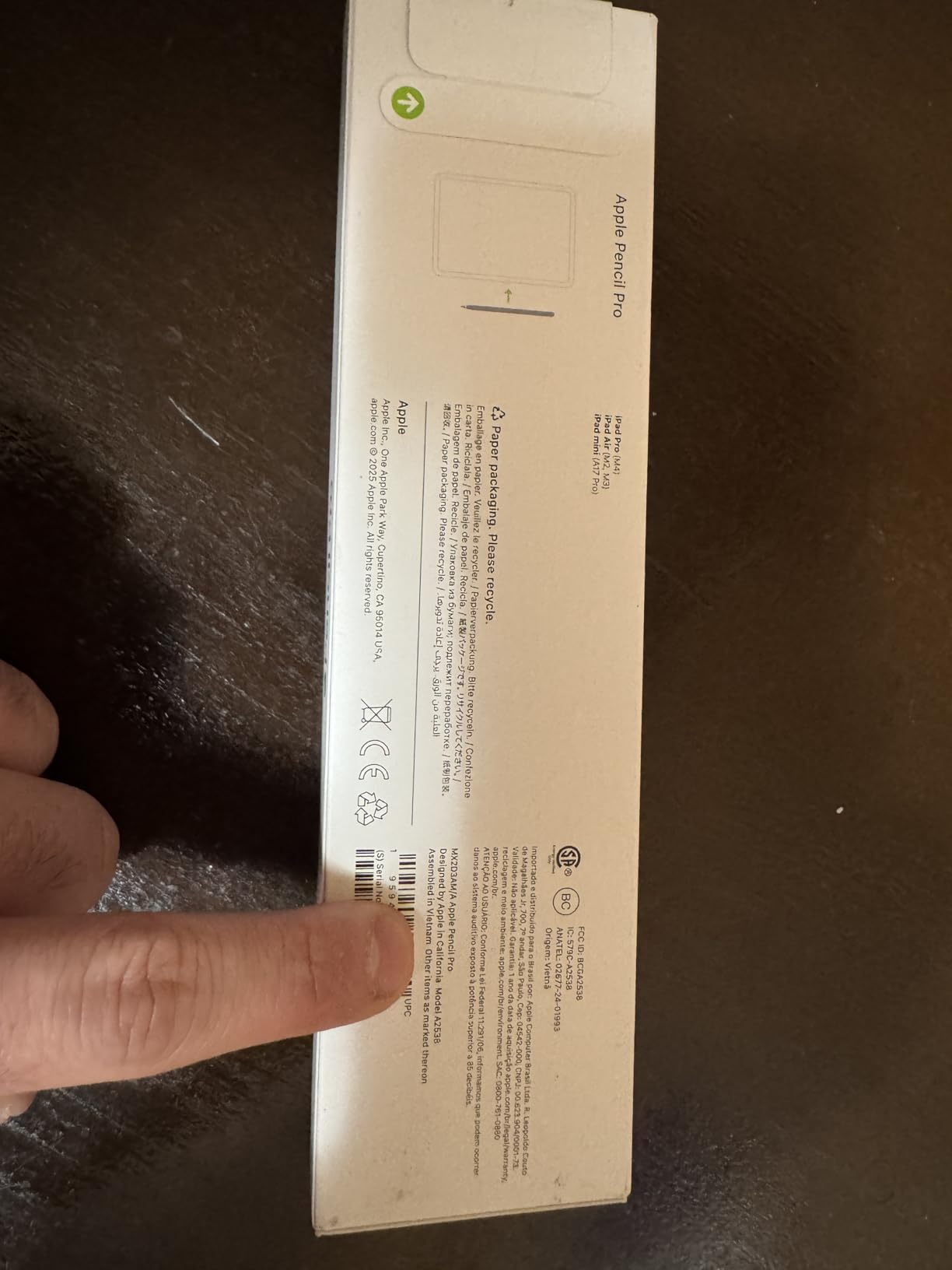 Apple Pencil Pro - Pixel-Perfect Precision, Tilt and Pressure Sensitivity, Perfect for Note-Taking, Drawing, and Art. Charges and Pairs Magnetically customer photo 1