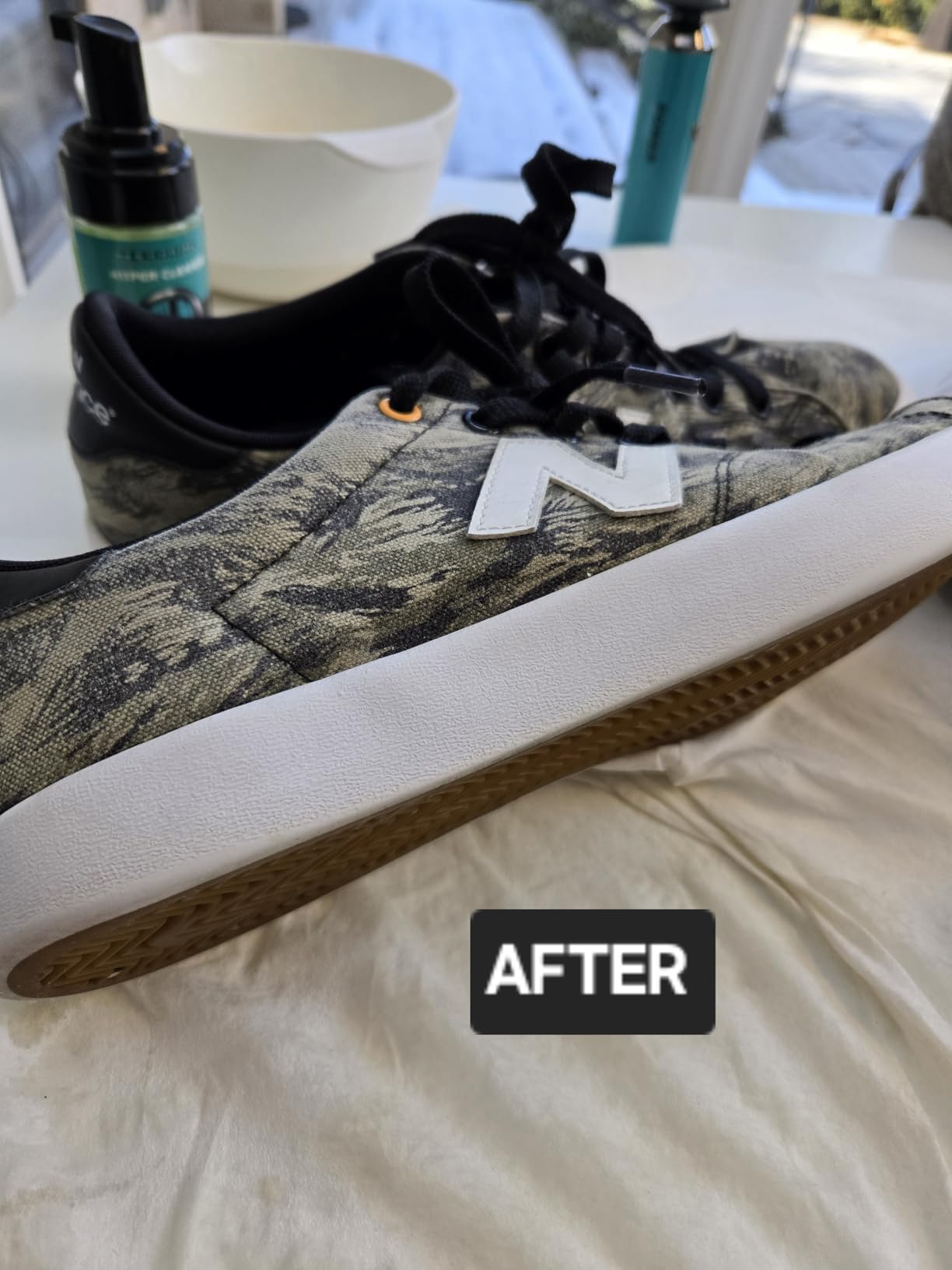 Kinetic Cleanse Shoe Cleaning Kit with Electric Shoe Cleaner Brush - Hyper Cleanse Remove Tough Stains from Leather, Nubuck, Fabric Shoes - Bonus Shoe Cube for Soles, Color-safe, Solvent-free customer photo 2