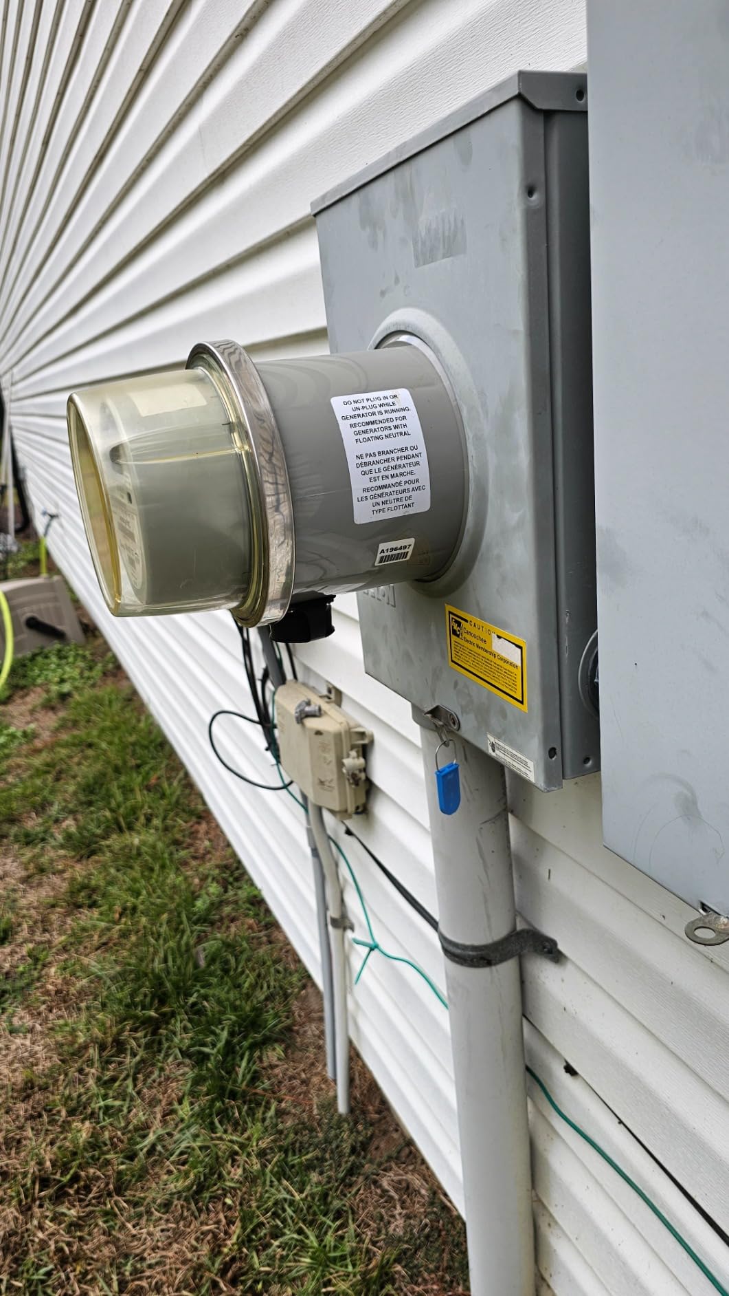 GenerLink Automatic Transfer Switch for Home Generator w/Surge Protection - Meter Mounted Transfer Switch for Portable Generators - 30AMP customer photo 2