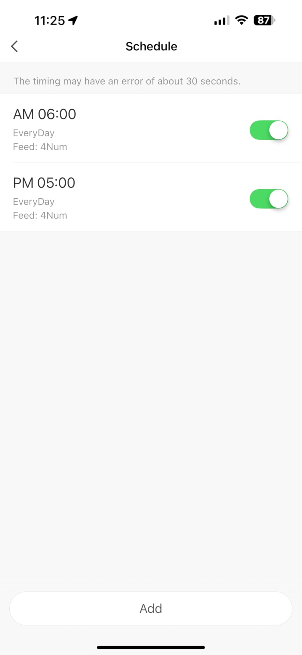 Automatic Cat Feeder with Camera, 3MP HD Video & Night Vision, 5G/2.4G WiFi Smart Pet Feeder with APP Control, 2-Way Audio, Motion Alerts, Low Food Sensor, Timed Cat Feeder for Cats & Dogs, 4L customer photo 2