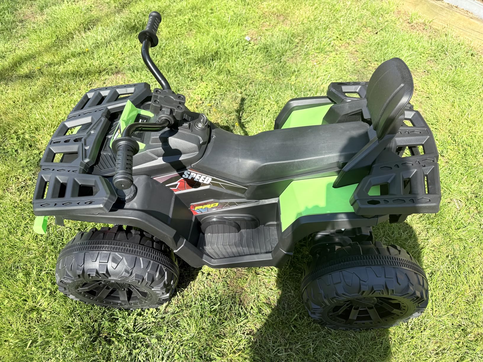 Kids ATV 4 Wheeler, 24V Ride On Toys Car for Big Kids with 400W Motor, 2 Seater - Blue customer photo 1