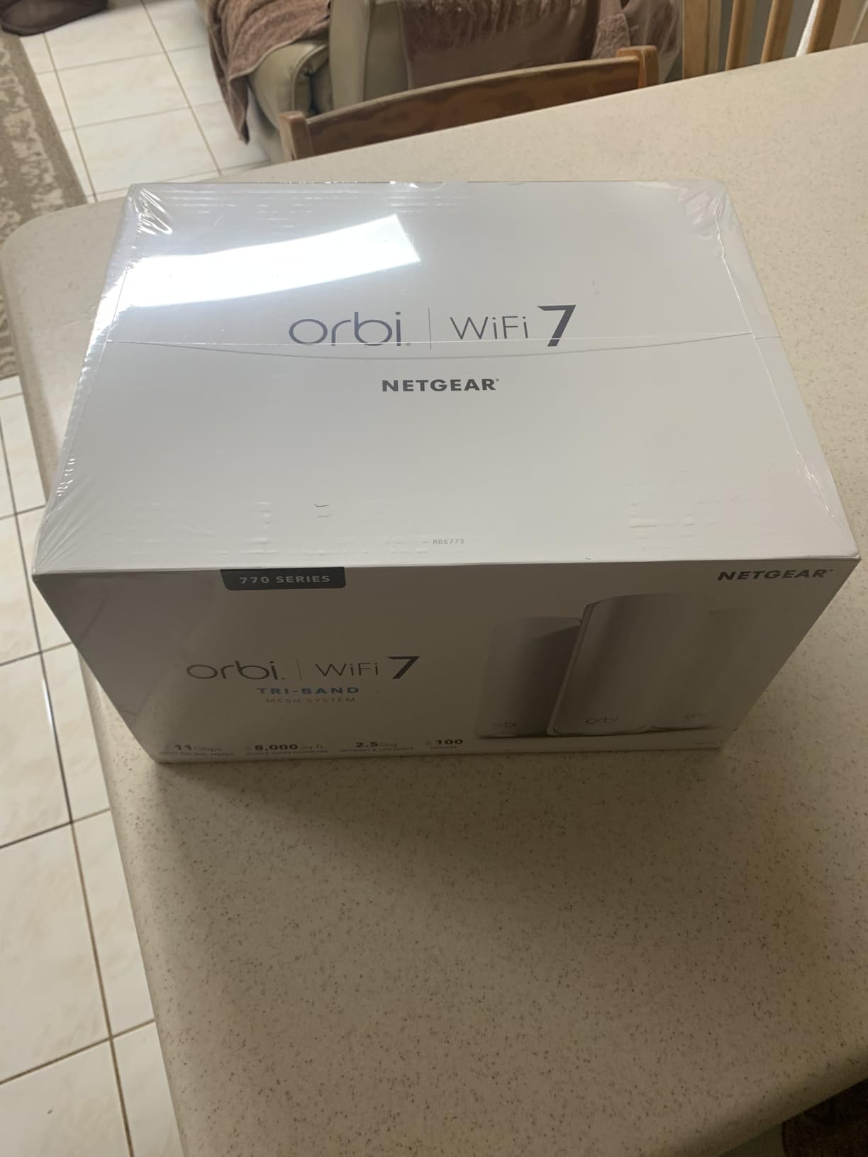 NETGEAR Orbi 770 Series Tri-Band WiFi 7 Mesh Network System (RBE773) customer photo 2