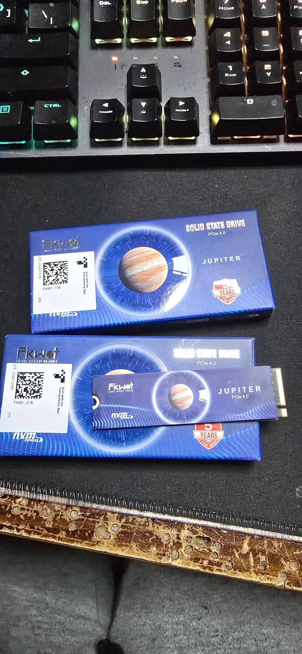 Fikwot FX991 M.2 SSD 1TB NVMe SSD M2 2280 PCIe Gen 4x4, Read Up to 7100MB/s, Internal Solid State Drive for PS5 Laptop Desktop 3D QLC NAND customer photo 2