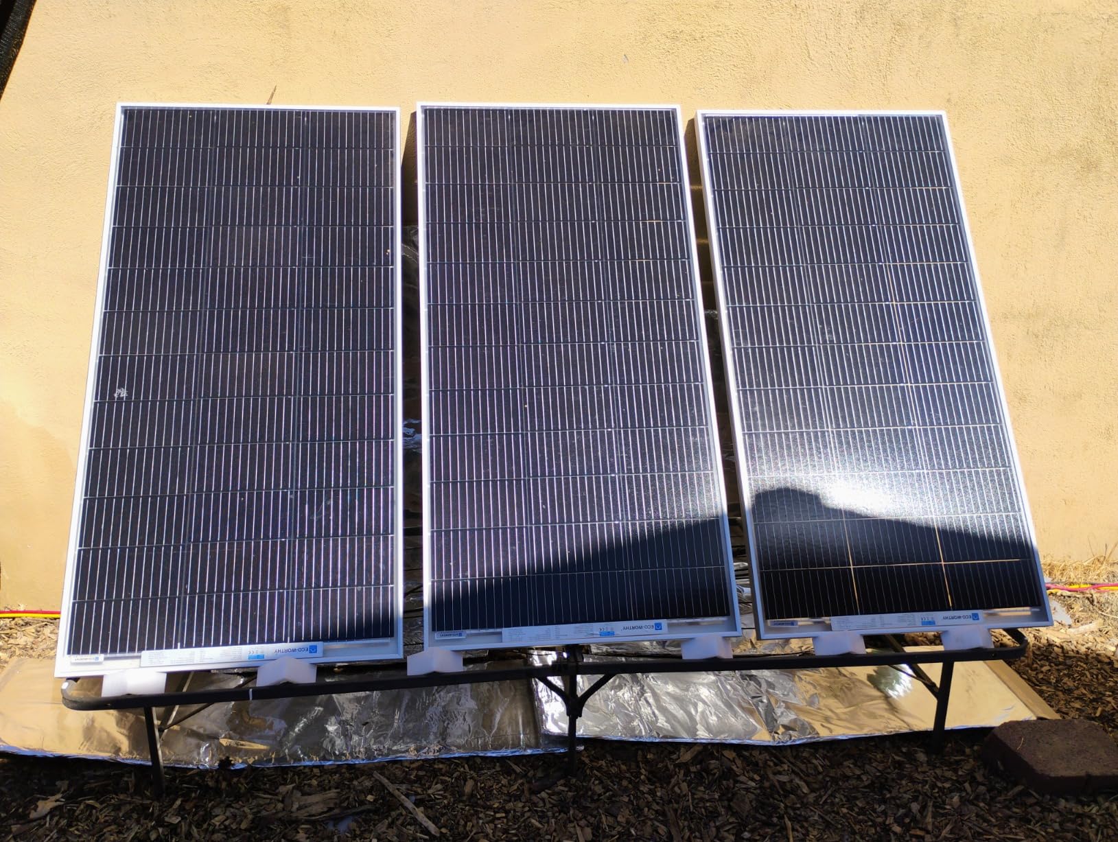 [Ultra] ECO-WORTHY 1200W 24V 5.52KWH Lithium Battery Solar System Off Grid:6pcs 195W Solar Panels+2Pcs 12.8V 280Ah Lithium Battery+60A MPPT Charge Controller+3000W Pure Sine Wave Inverter customer photo 1