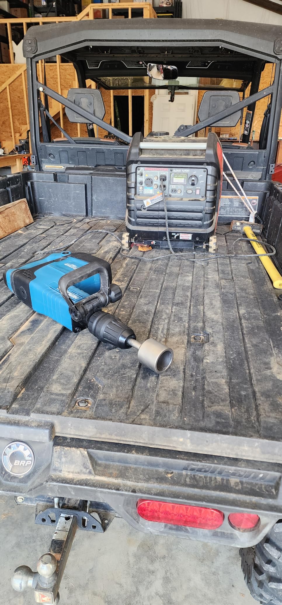 SDS Max Shank T-Post Driver for T Posts, 2 Inch Diameter Head, Compatible with SDS-Max Rotary Hammers and Demolition Hammers, Fence Post Pounder, Fence Posts and Ground Rods customer photo 1