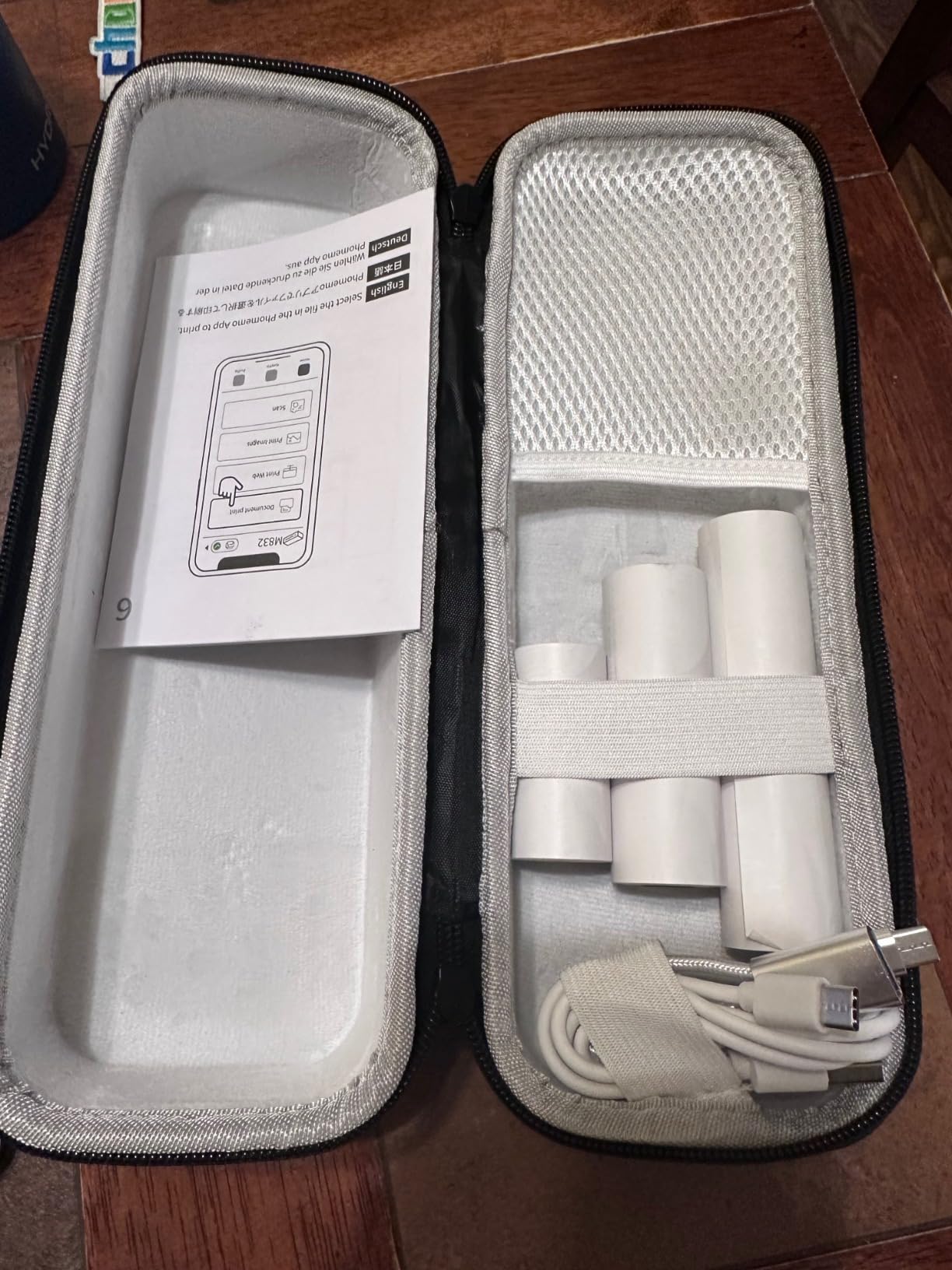 Phomemo Portable Printers Wireless for Travel, M832 Inkless Bluetooth Thermal Printer Support 8.5'' x 11'' US Letter & A4 Size, Compatible with iPhone Android Laptop for Mobile Office Home, with Case customer photo 2