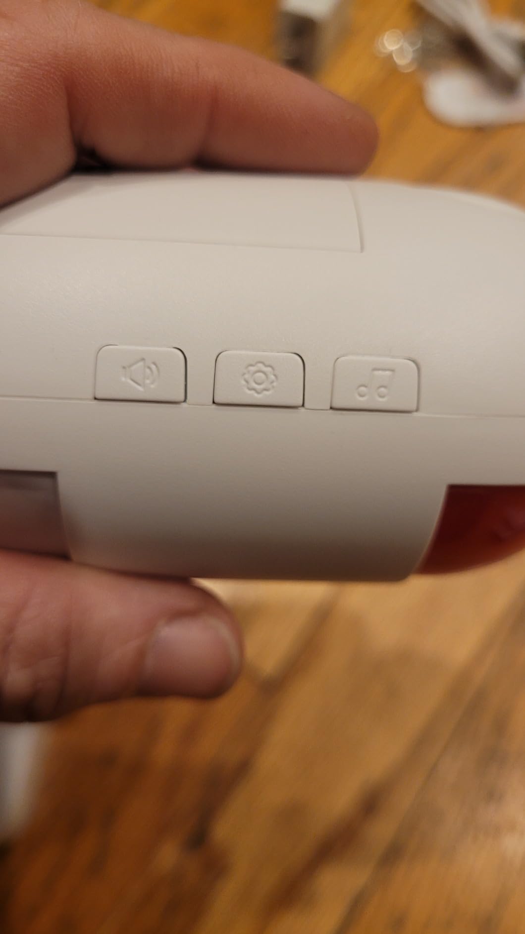 Panic Button Alarm for House Remote Control Strobe Siren Alarm System Sound & Light Emergency Panic Button for Security,Elderly,Office (Battery Operated&USB Charging) customer photo 1