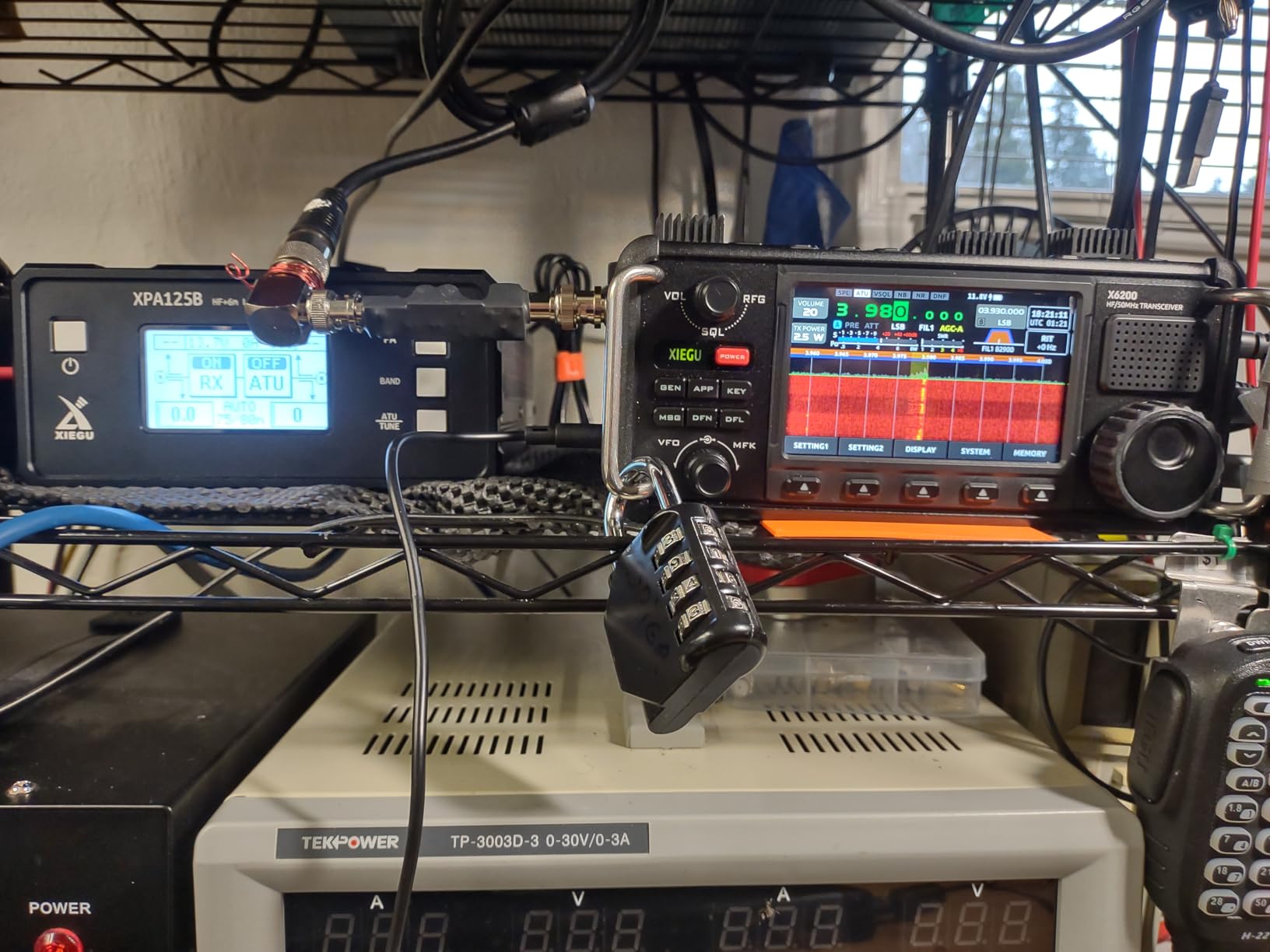 Xiegu X6200 HF Radio Transceiver, Portable HF/50MHz/WFM/AIR Receiver with RF Direct Sampling System, 3200mAh Replaceable Battery, 4