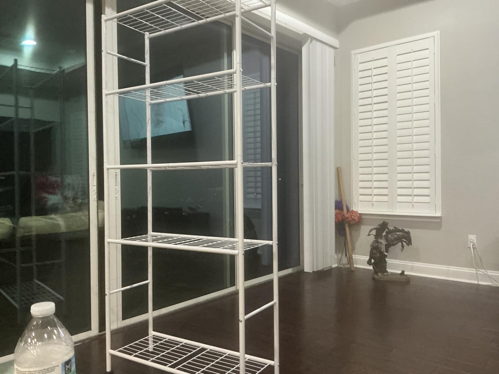 Sakugi Storage Shelves - 5 Tier Shelf Organizer, Heavy Duty Garage Shelving Unit with Leveling Feet, Stable Metal Shelves Organizer for Pantry, Kitchen and Closet, 33.0