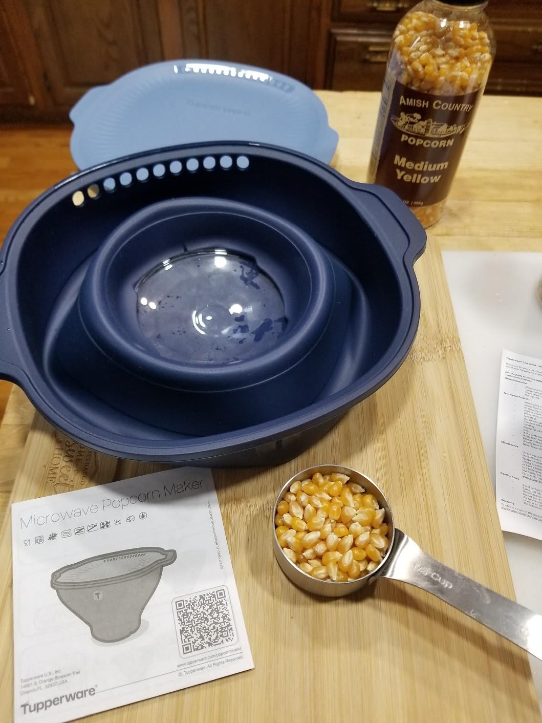 Tupperware Wow Pop Microwave Popcorn Maker customer photo 1