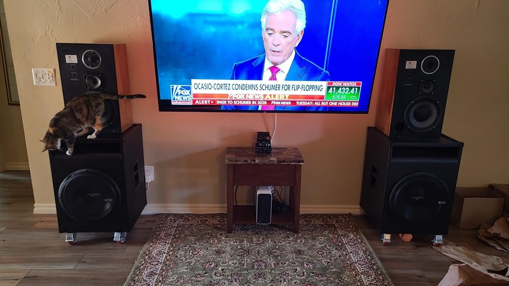 GOLDENMATE 1000VA/600W Lithium UPS Battery Backup and Surge Protector with LiFePO4 Batteries(153.6 Wh), Sinewave UPS System, 10 Years Lifespan, 8-Outlets, LCD Display customer photo 2