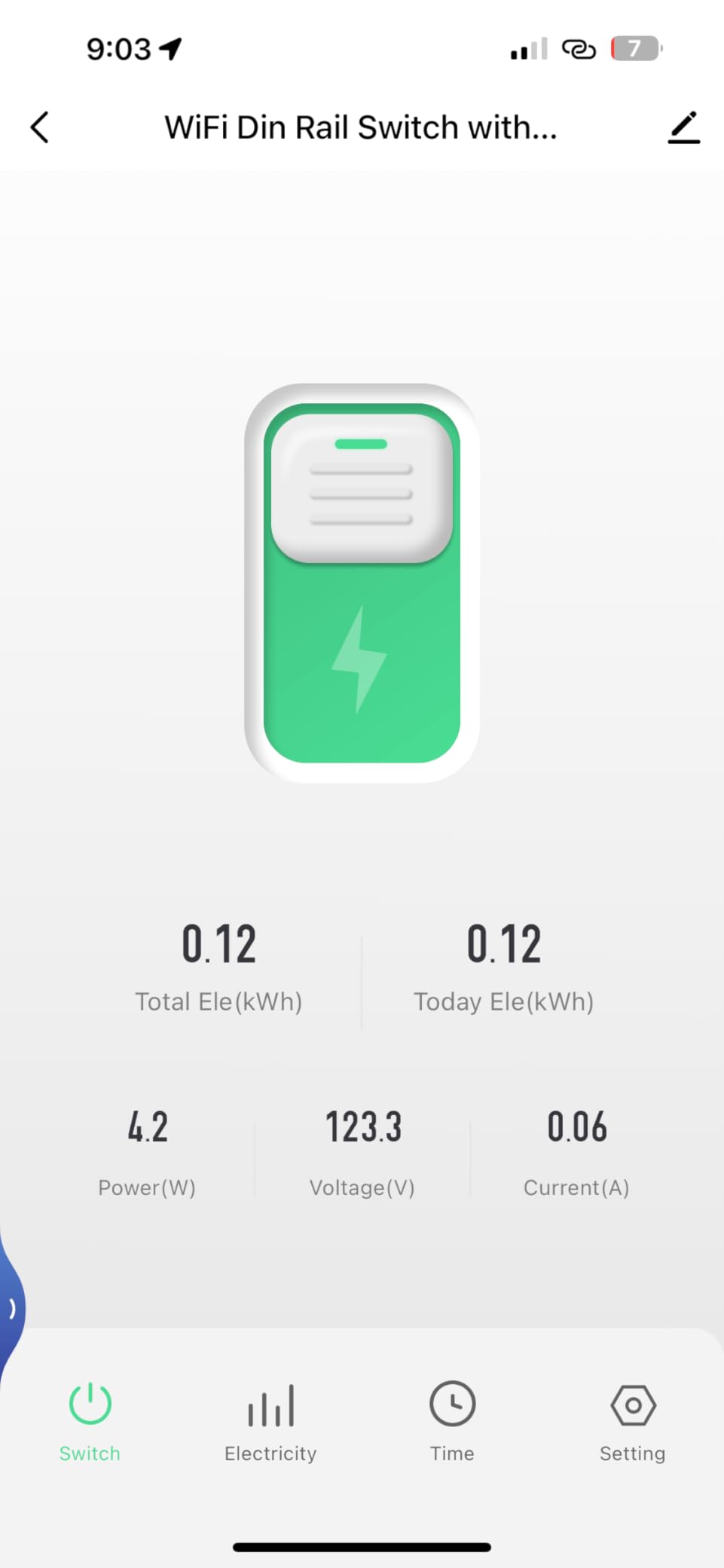 DIY 1P+N Smart Wi-Fi Switch, Work with Alexa and Google Assistant for Voice Control, 25A with Energy Monitor, Smart Life/Tuya APP Remote Control customer photo 1