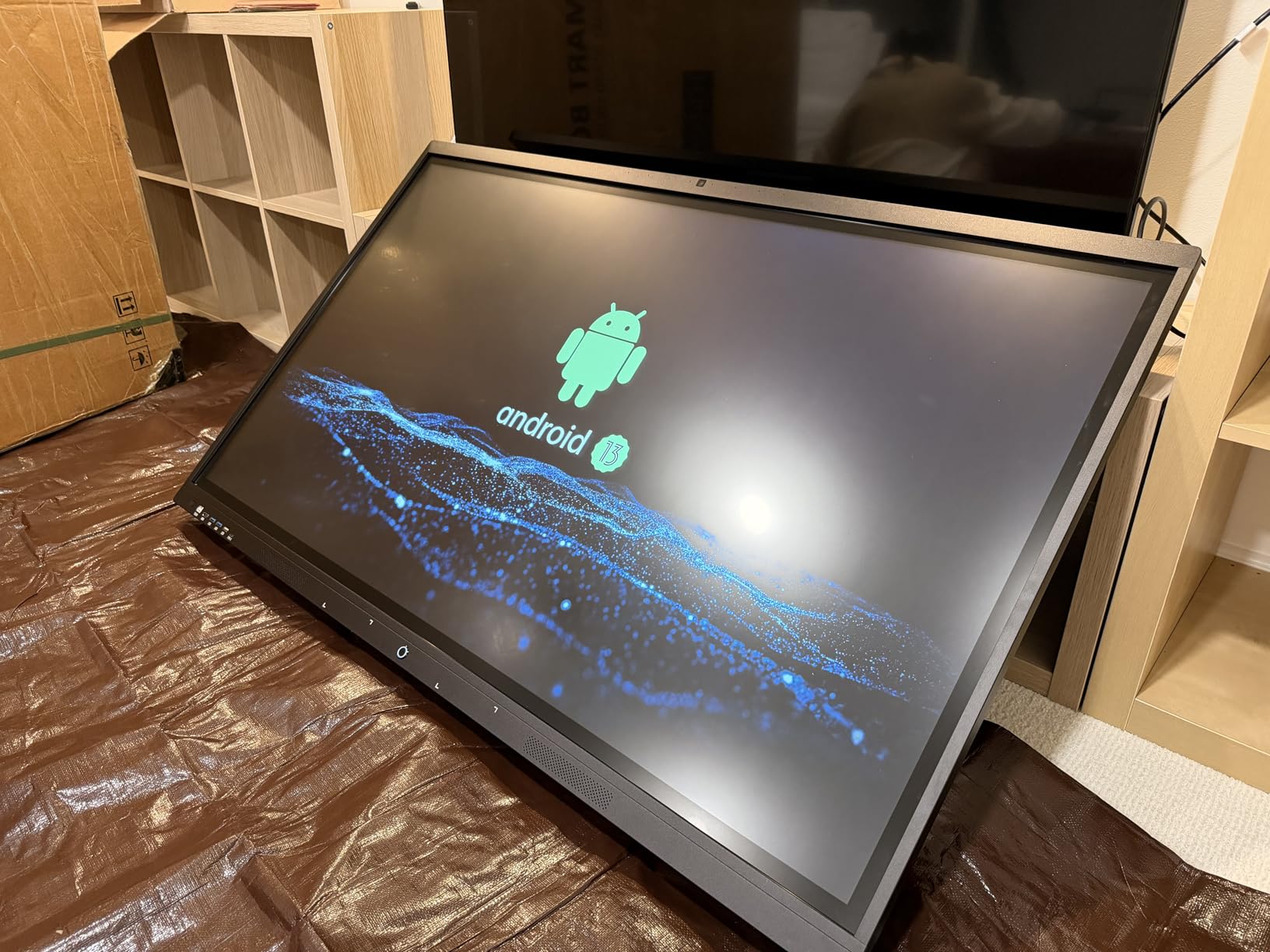 55'' Smart Board, 4K UHD Interactive Touchscreen Whiteboard, Android13 Wireless Smartboard for Classroom Home Office Studio customer photo 2