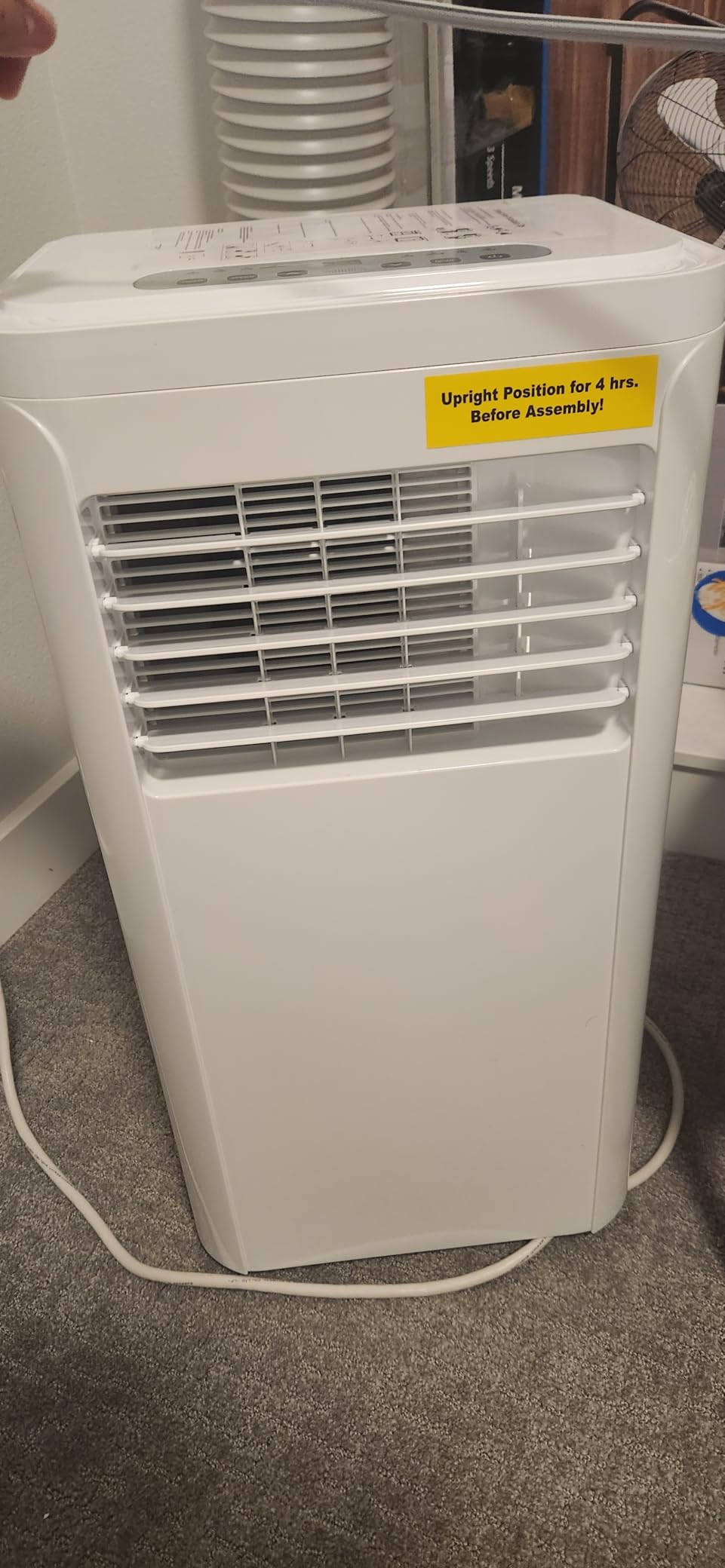 ZAFRO 8,000 BTU Portable Air Conditioners, 4 Modes Portable AC Unit with Fast Cooling/Energy Efficient/Remote/24Hrs Timer for Bedroom/Dorms/Indoor Rooms, White customer photo 2