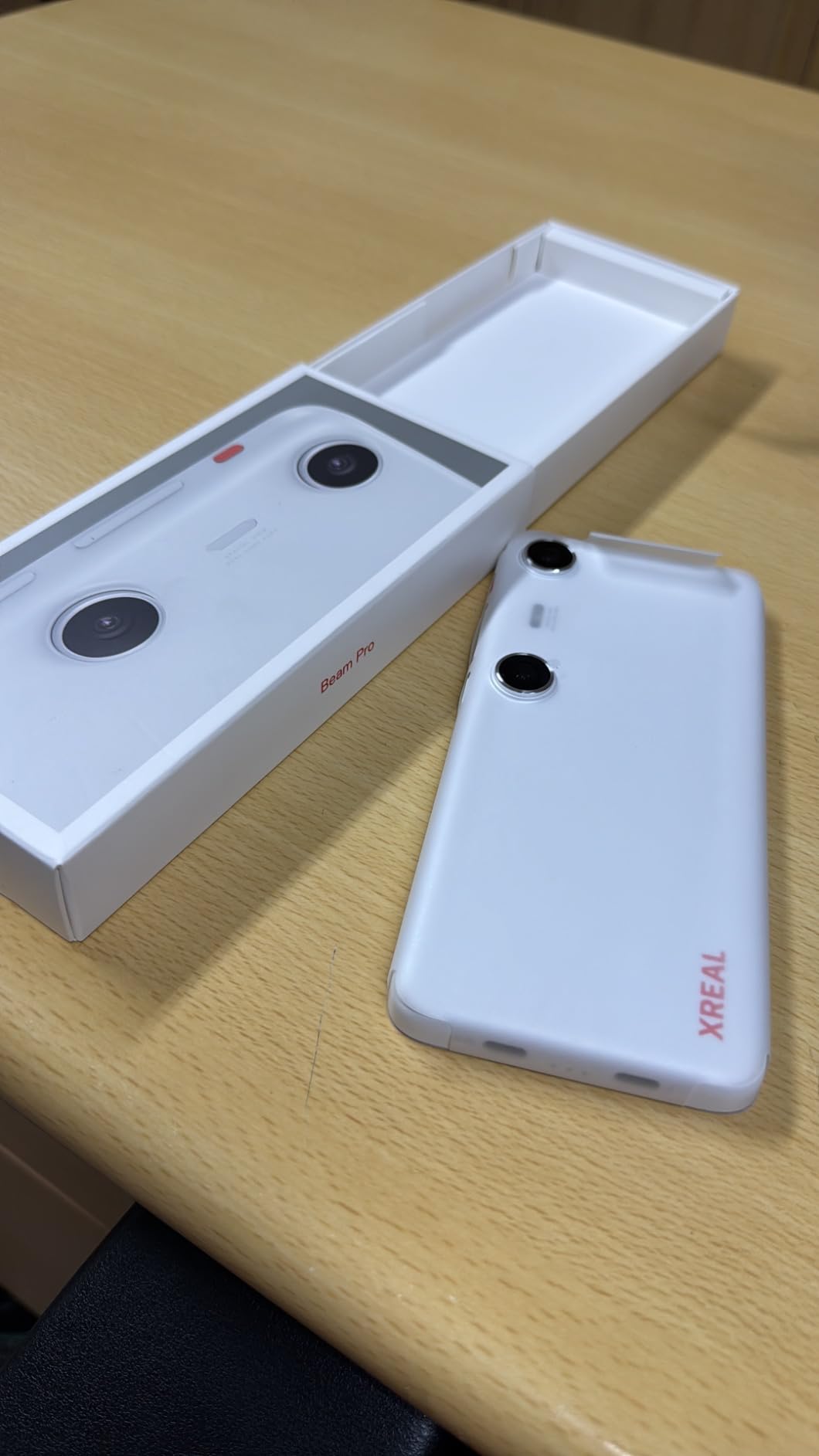 XREAL Beam Pro, The AR Glasses Spatial Computing Companion, 3D Cameras, Android 14, Supports All Google Play Store apps, Multiple Spatial Experiences for Movies, TV and Gaming, FHD 1080p (8G+256G) customer photo 2