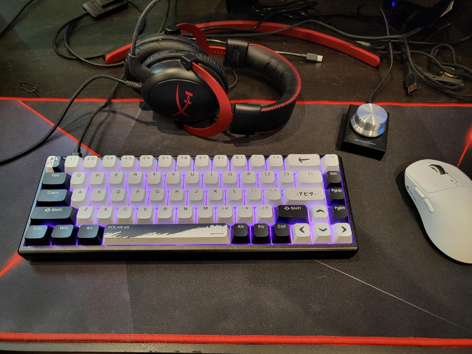 ARBITER Polar 65 - CNC Magnetic Gaming Keyboard w Rapid Trigger, Hall Effect Switches, CNC Aluminum Frame, Rapid Key, 65% Compact, Bright RGB customer photo 1