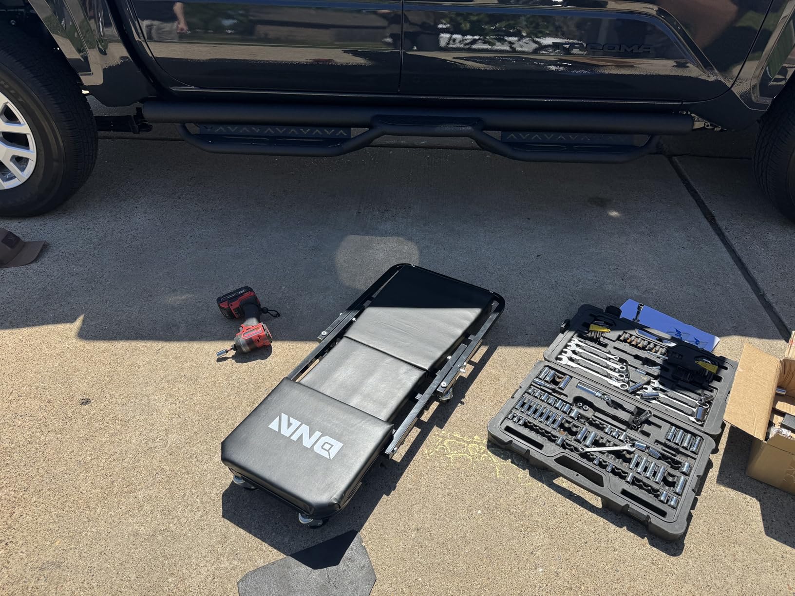 Crew Cab Running Boards Side Steps Compatible with 2019-2026 Chevy Silverado & GMC Sierra 1500, 2020-2026 Chevrolet Silverado/GMC Sierra 2500 HD 3500 HD Crew Cab (Excl 2019 1500 LD/Limited) customer photo 1