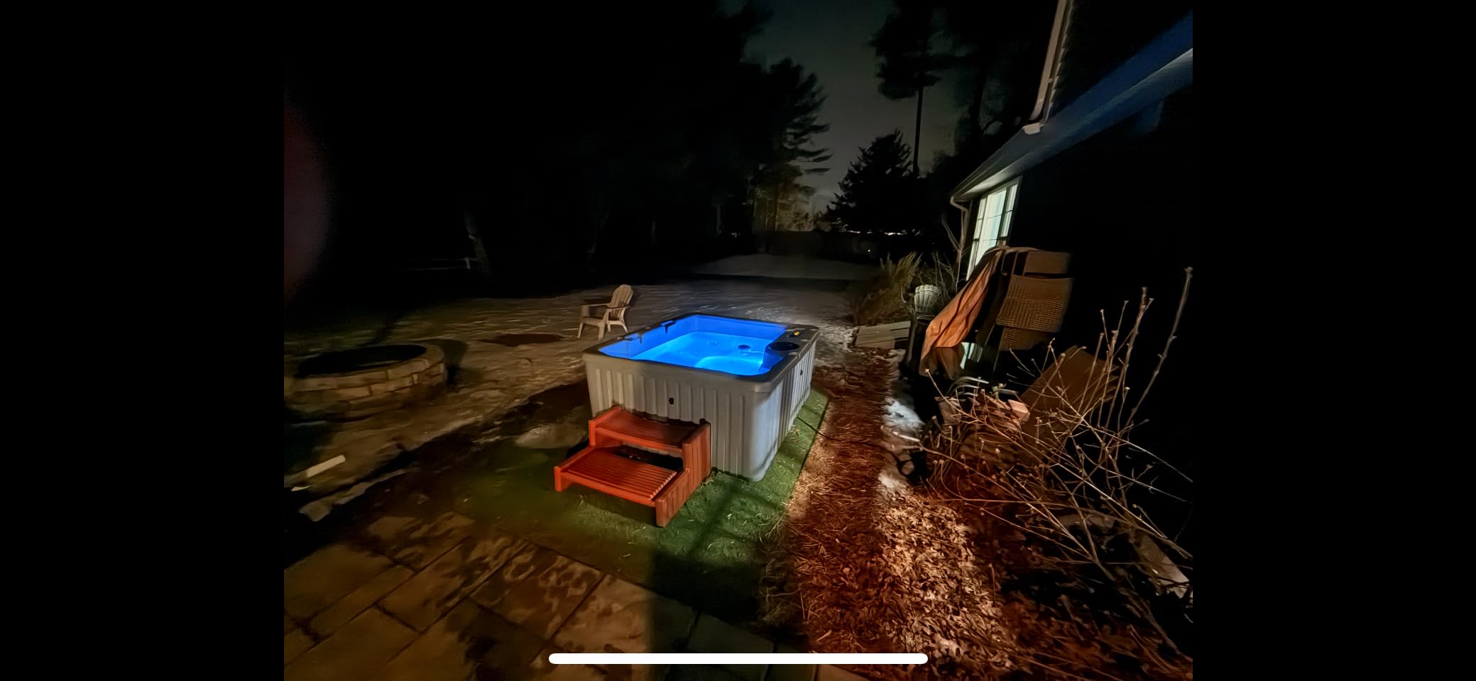 Aqualife Current 4-Adult Outdoor Hot Tub, Uses Standard Outlet, 14 Hydrotherapy Jets, Underwater Led Lighting, Cover Included customer photo 2