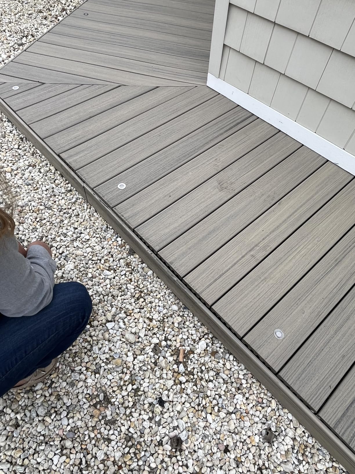 Low Voltage Deck Light 6 Pack, 3W 250LM Landscape Lighting, φ48 mm Recessed LED Outdoor Step Stair Lights, Full 304 Stainless Steel Deck Lighting Wired for Outside Floor Yard (SG06, 6-Pack 2700K) customer photo 1