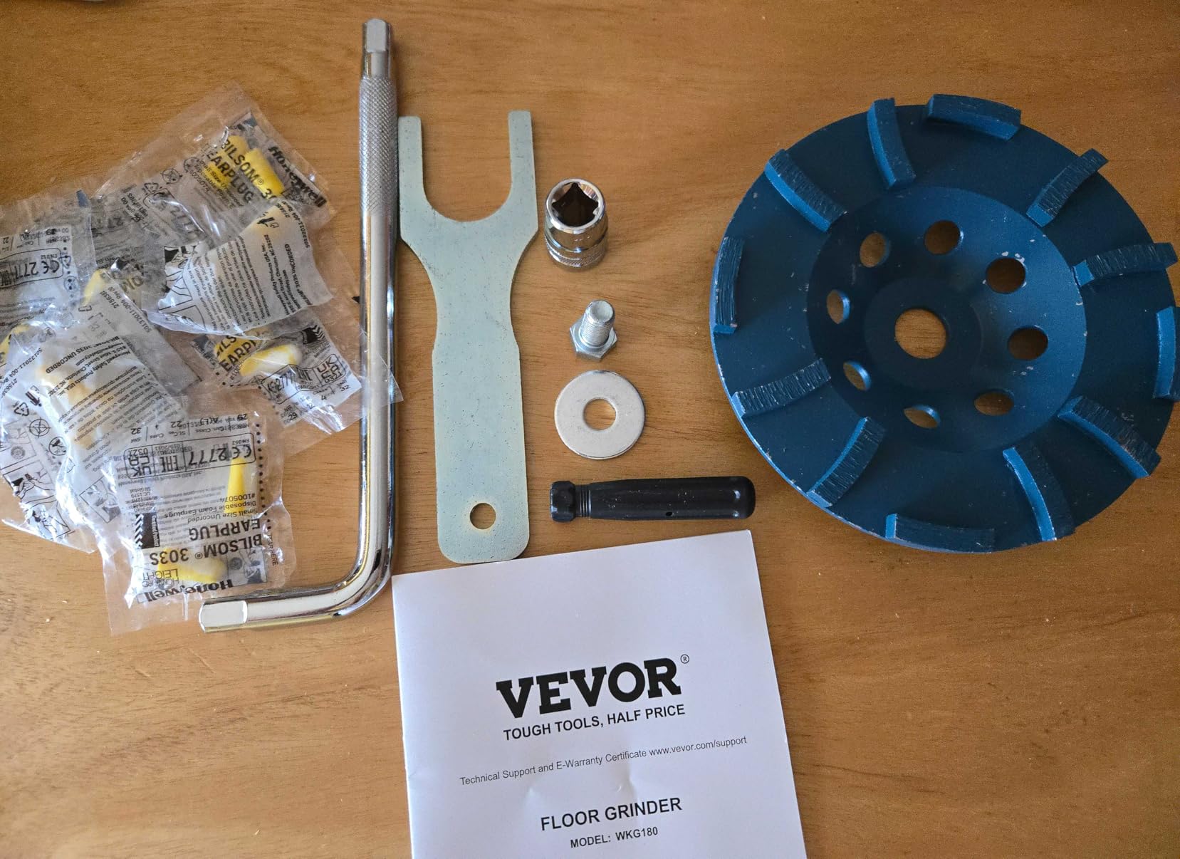 VEVOR Electric Concrete Floor Grinder, 7