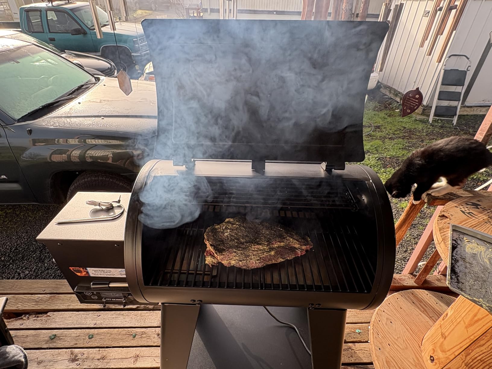 Pit Boss 700FB2 Pellet Grill - Matte Black - PB700FB2 customer photo 2