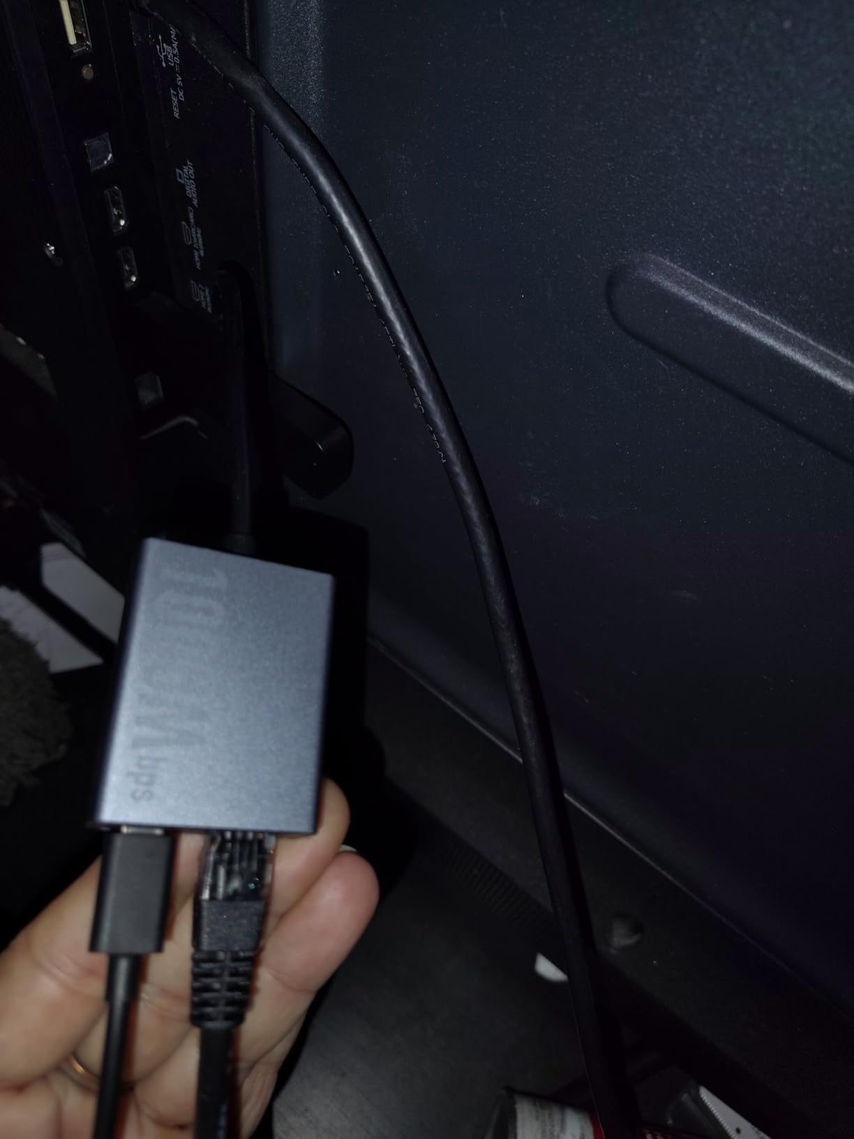 ELECTOP 1000 Mbps Ethernet Adapter for Fire TV Stick, Micro USB to RJ45 Gigabit Ethernet Network Adapter Compatible with 4K Fire Stick, Chromecast Google Home Mini and More Streaming TV Sticks customer photo 1