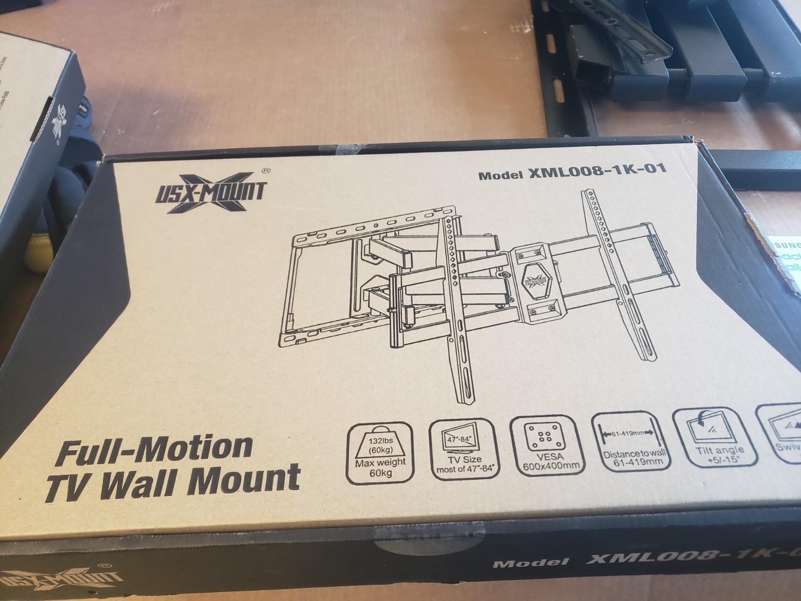 USX MOUNT Soundbar Mount for Samsung, Sony, LG, Vizio, Bose, Onn & More Sound Bar Mounts customer photo 2