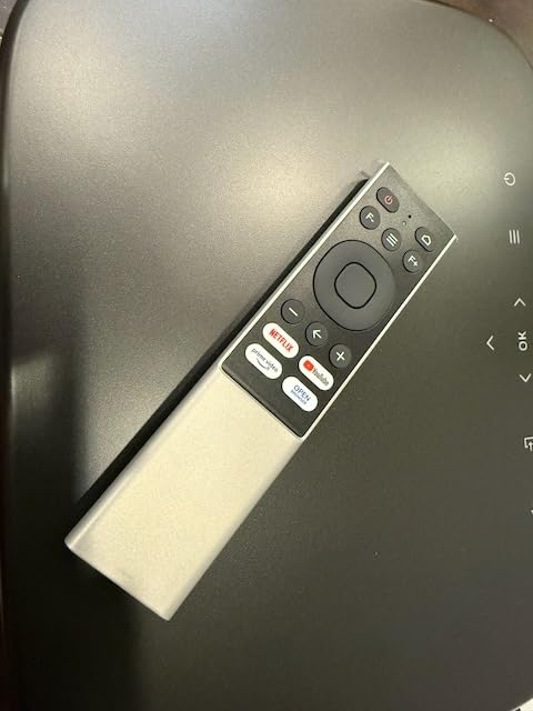 [2500 ANSI & 30W Speakers] Alvar 4K Support Projector with WiFi 6 and Bluetooth, dbx-tv Sound, Built in Netflix App & Dolby Audio Outdoor Proyector, Auto Focus & Keystone Native 1080P Smart Projector customer photo 2