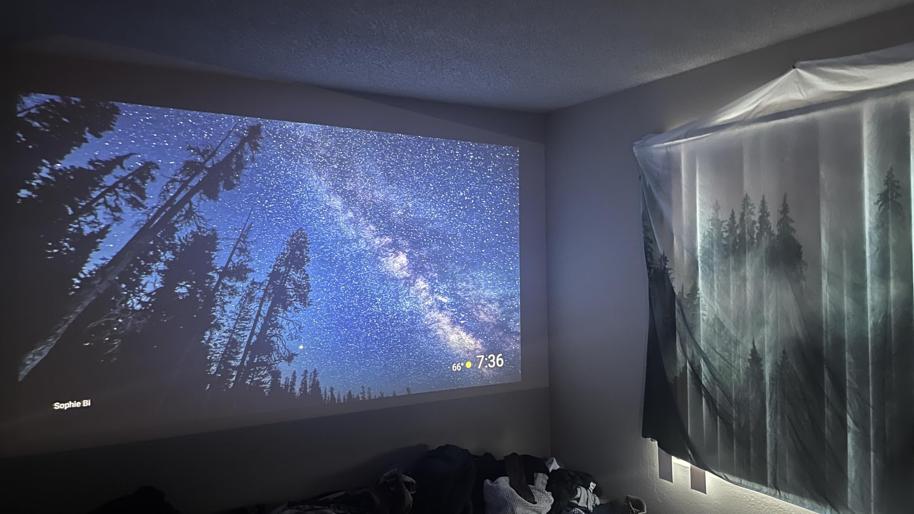 XGIMI MoGo 3 Pro NEW Outdoor Projector with PowerBase Stand, 2.5hrs Battery, Google TV with Licensed Netflix, Build-in Adjustable Stand, 450 ISO Lumens, ISA 2.0, 2 x 5W Harman Kardon customer photo 2
