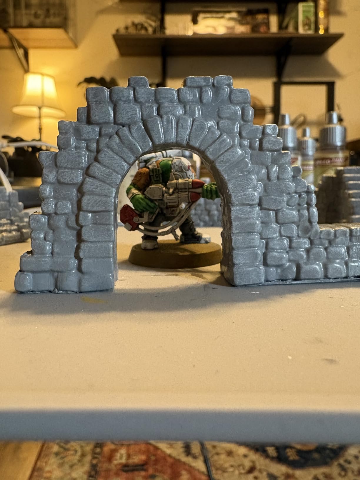 Warmtree Ruined Stone Walls Set, Terrain Scenery for Tabletop 28mm Miniatures Wargame customer photo 2