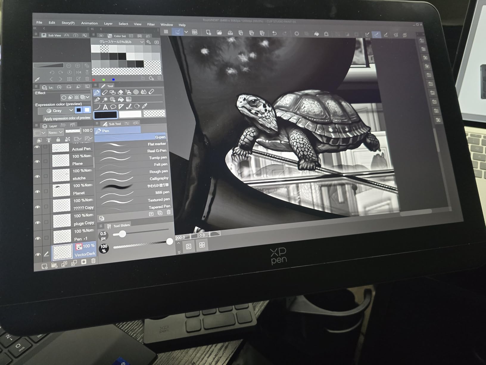 XPPen 4K UHD Artist Pro 19 Gen2 Drawing Tablet with Screen, 156% sRGB Graphic Tablet with 1.07 Billion Colors Anti-Glare Drawing Monitor with Dual 16384 Pen Pressure Stylus customer photo 1