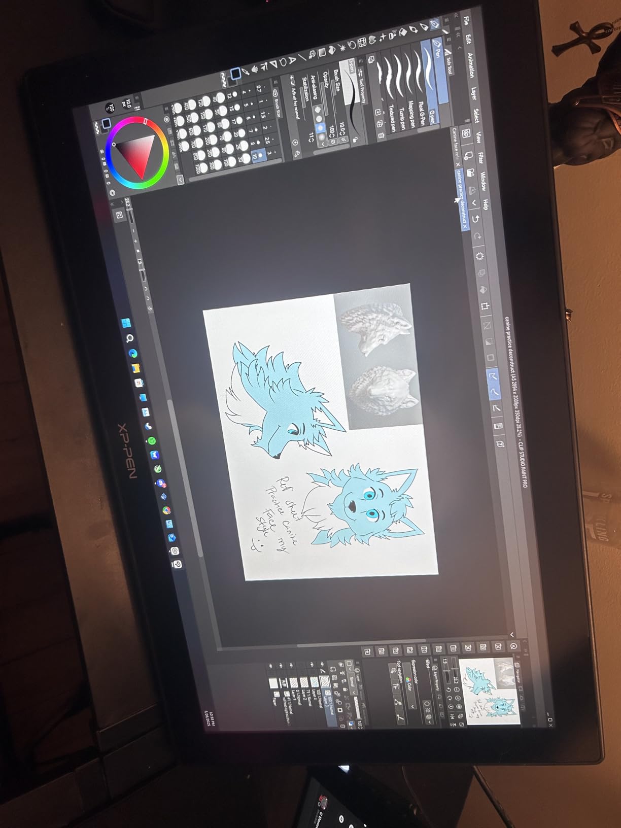 XPPen 4K UHD Artist Pro 19 Gen2 Drawing Tablet with Screen, 156% sRGB Graphic Tablet with 1.07 Billion Colors Anti-Glare Drawing Monitor with Dual 16384 Pen Pressure Stylus customer photo 2