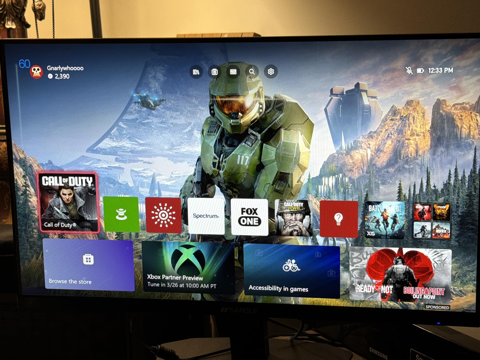 SANSUI 24 Inch Gaming Monitor 200Hz 180Hz 1Ms FreeSync HDR 110% sRGB FHD 1080P Computer Monitor HDMI DP Ports Eye Care Frameless VESA Mount Cable Management (ES-G24F4L HDMI Cable Included) customer photo 1