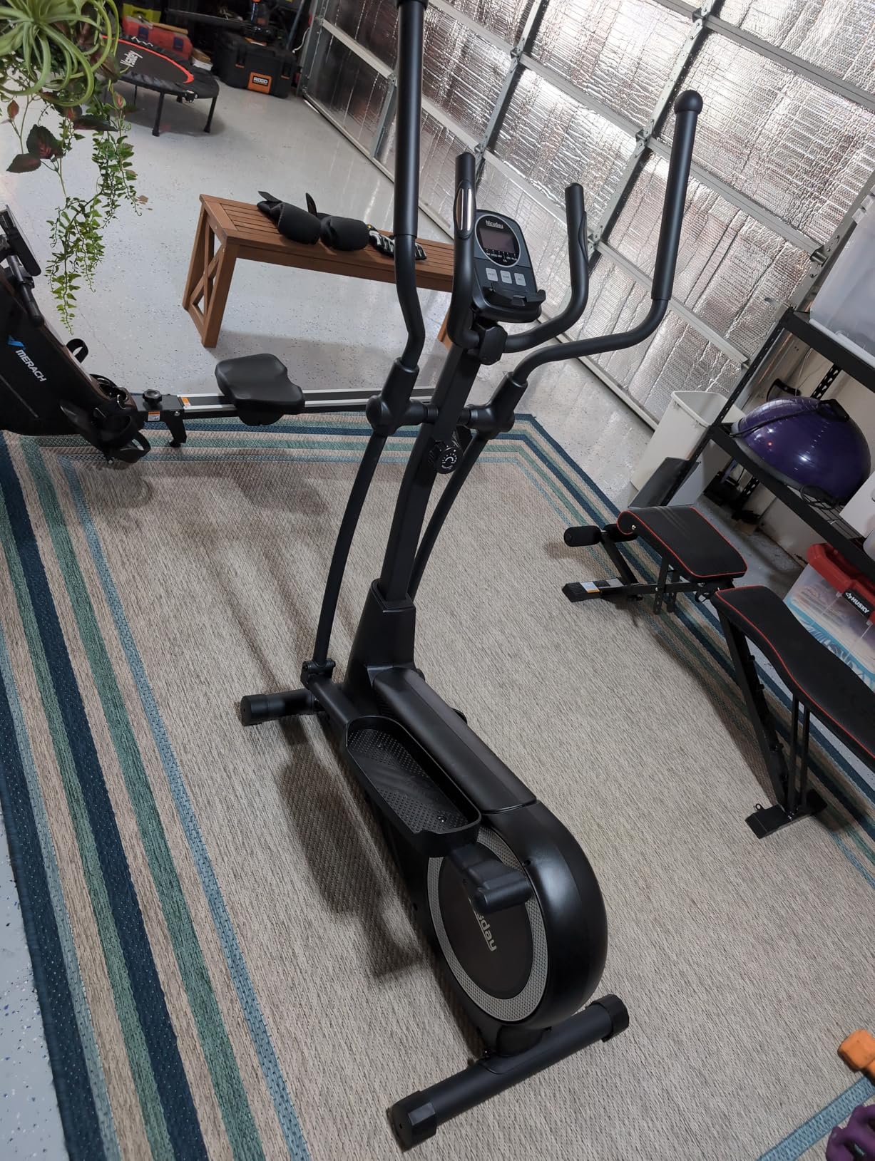 Niceday Elliptical Exercise Machine, Elliptical Machine for Home, Magnetic Elliptical Trainer with 15.5IN-19IN Stride, 16 Resistance Levels, 400LBS Loading Capacity, Support Kinomap APP customer photo 2