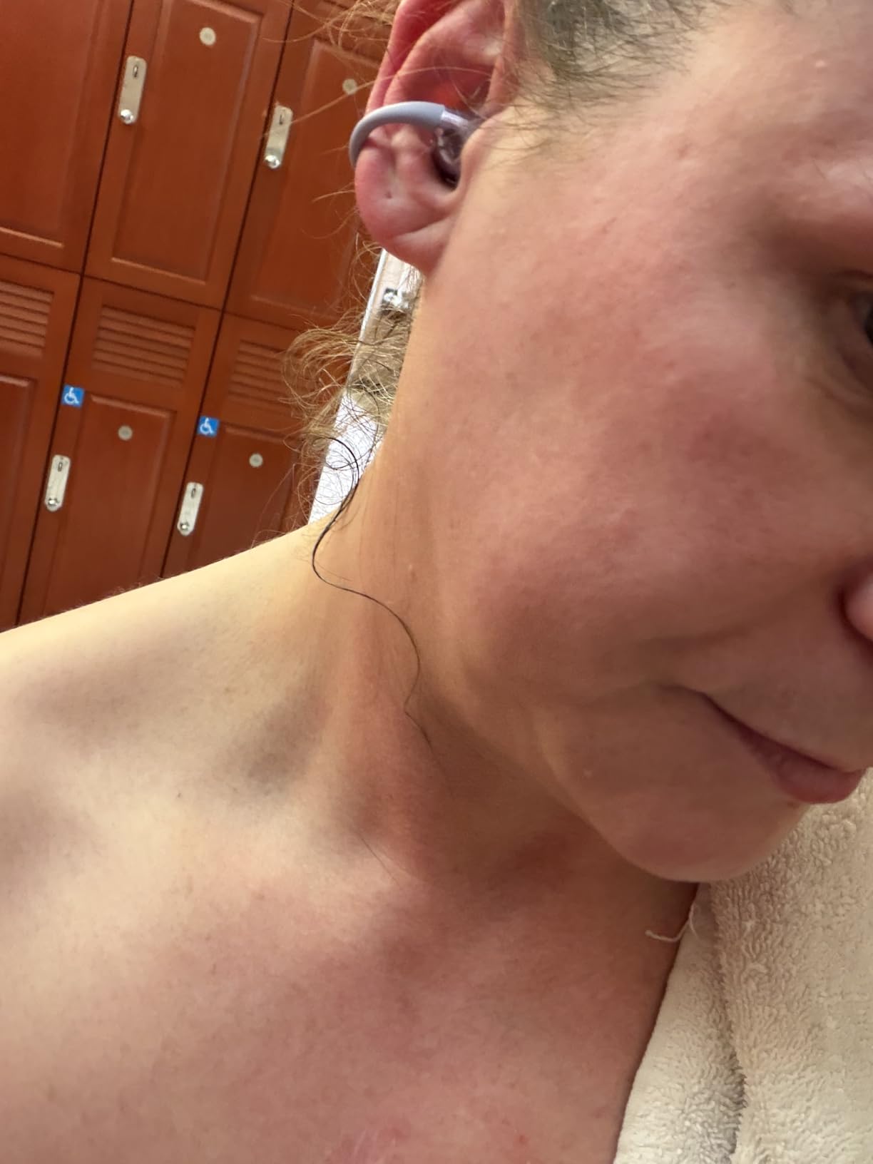 King Lucky Clip-On Earbuds Gen 3, Open-Ear Wireless Bluetooth 6.0 Headphones with Mic, Secure Fit for Small Ears & Glasses Wearers, 50H Playtime, ENC, IPX5 Waterproof Sport Ear Buds (Purple) customer photo 1