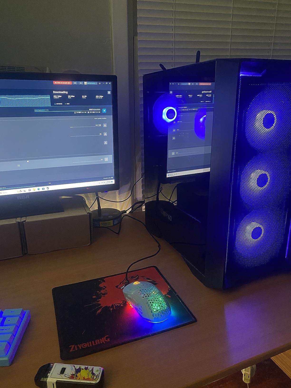 Skytech Archangel Gaming PC Desktop, Ryzen 5 5500 3.6 GHz, NVIDIA RTX 3050 6GB GDDR6, 1TB SSD, 16GB DDR4 RAM 3200, 650W Gold PSU, Wi-Fi, Win 11 Home customer photo 2