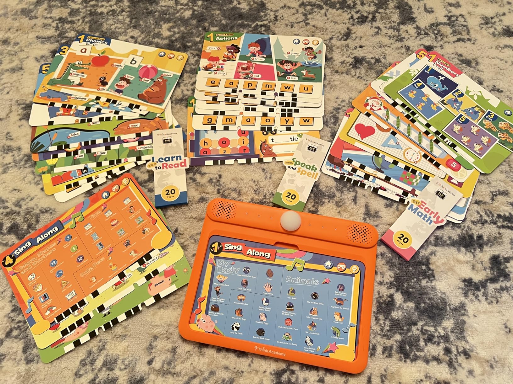 Think Academy Interactive Electronic Learning Pad - Learn-to-Read System with 70 Sound Pages customer photo 1