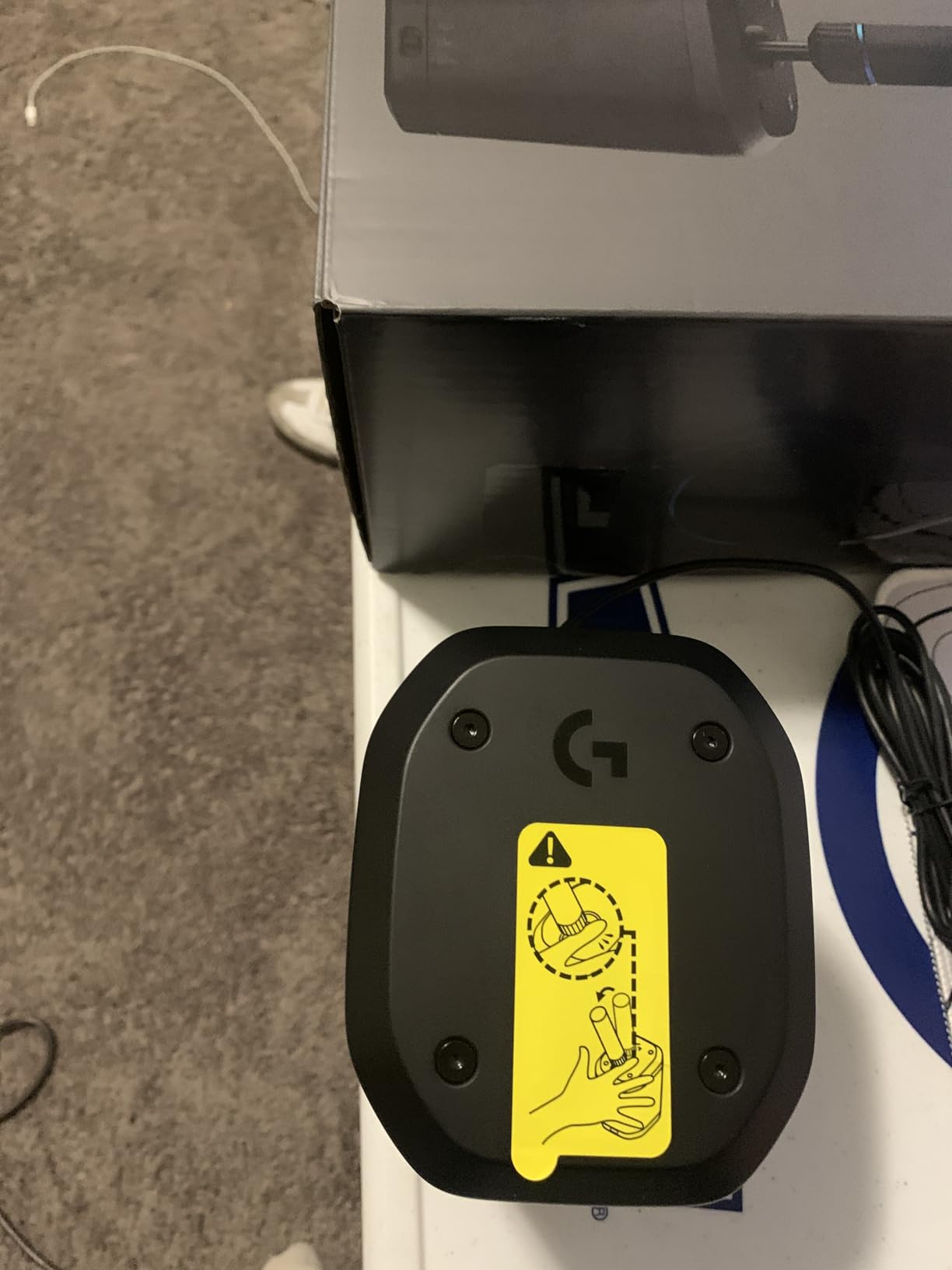 Logitech G RS Shifter & Handbrake with easy mode switching, height-adjustable handle, & included table clamp for RS & PRO Series - PlayStation, Xbox, & PC sim racing units customer photo 1