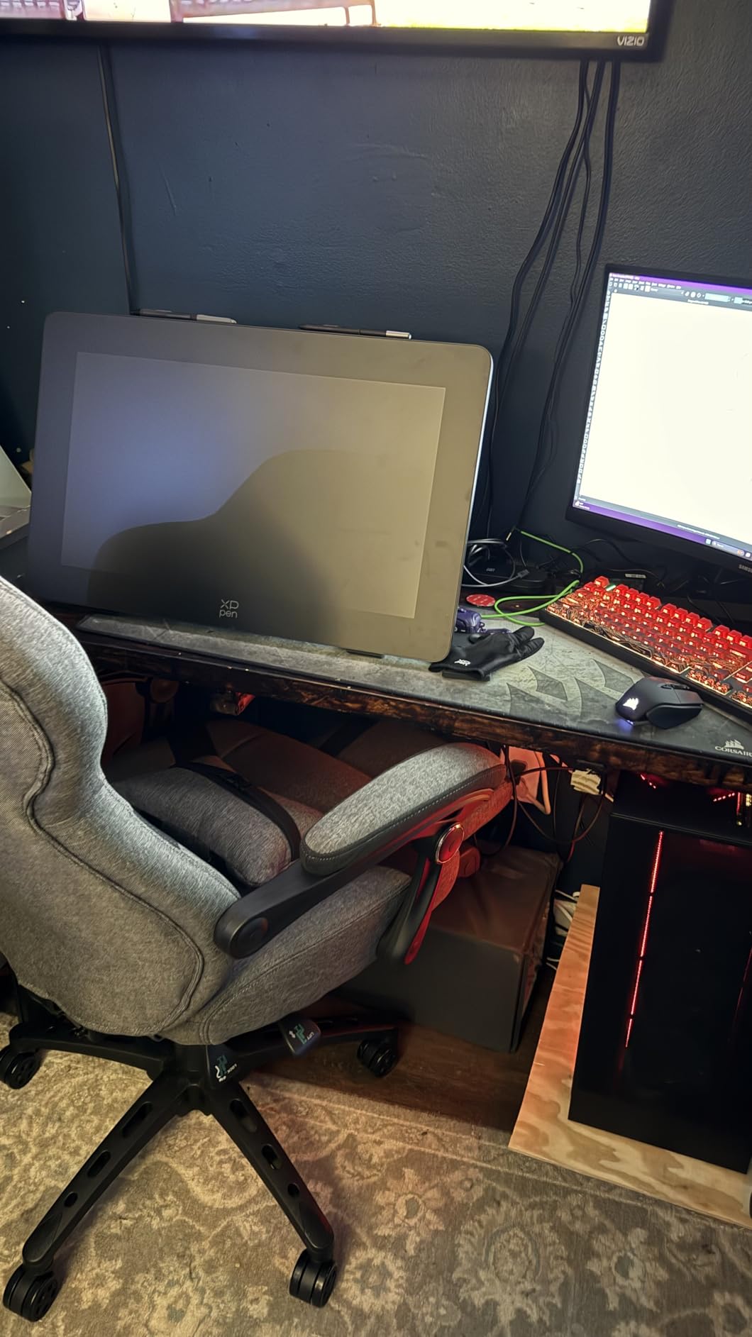 XPPen Artist Pro 24 Gen2 4K Ultra HD Drawing Tablet with Screen, Dual 16384 Pen Pressure Stylus, Wireless Keydial, 99% Adobe RGB customer photo 2