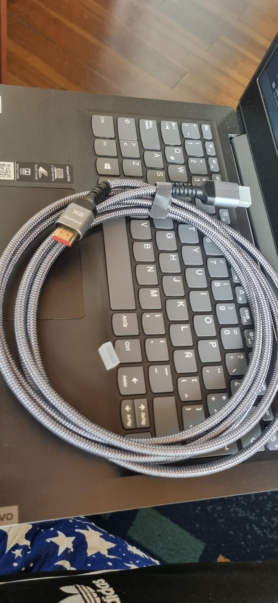 Highwings Long 8K Fiber Optic HDMI Cable 50 FT, 2.1 Unidirectional 48Gbps High-Speed Slim HDMI Braided Cord 8K60Hz 4K120Hz HDR/eARC HDCP 2.2/3D Compatible for PS5 and DVD Player customer photo 2