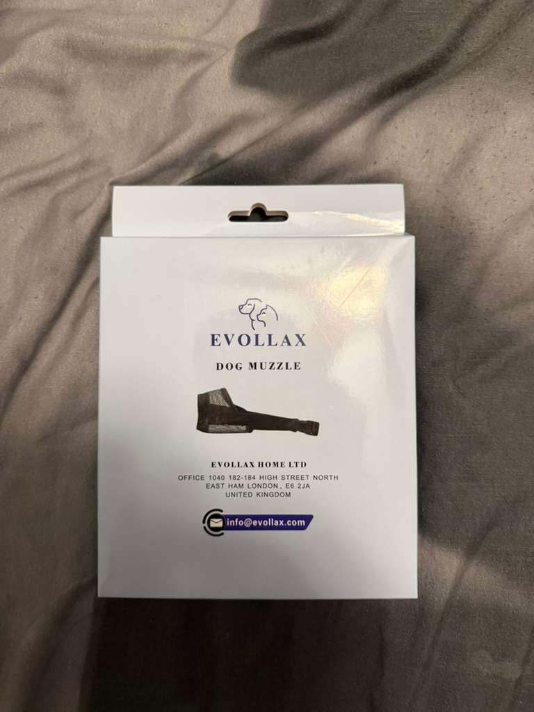 Dog Muzzle for Large Dogs - Air Mesh Muzzle for Large Sized Dog | Adjustable No Bark Dogs Muzzles for Scavenging Licking & Chewing | Prevent Biting | L 7.9'' - 9.4'' customer photo 1