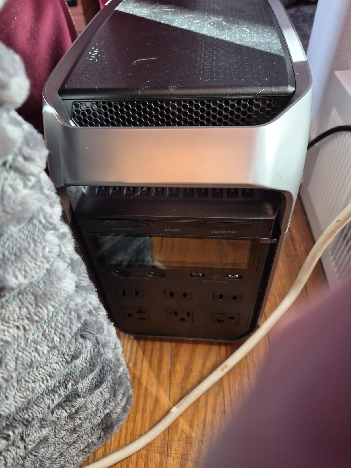 EF ECOFLOW Portable Power Station DELTA 3 Plus, 1024Wh LiFePO4 (LFP) Battery, 1800W AC/140W USB-C Output, Solar Generator (Solar Panel Optional) for Home Backup, Camping&RV customer photo 1