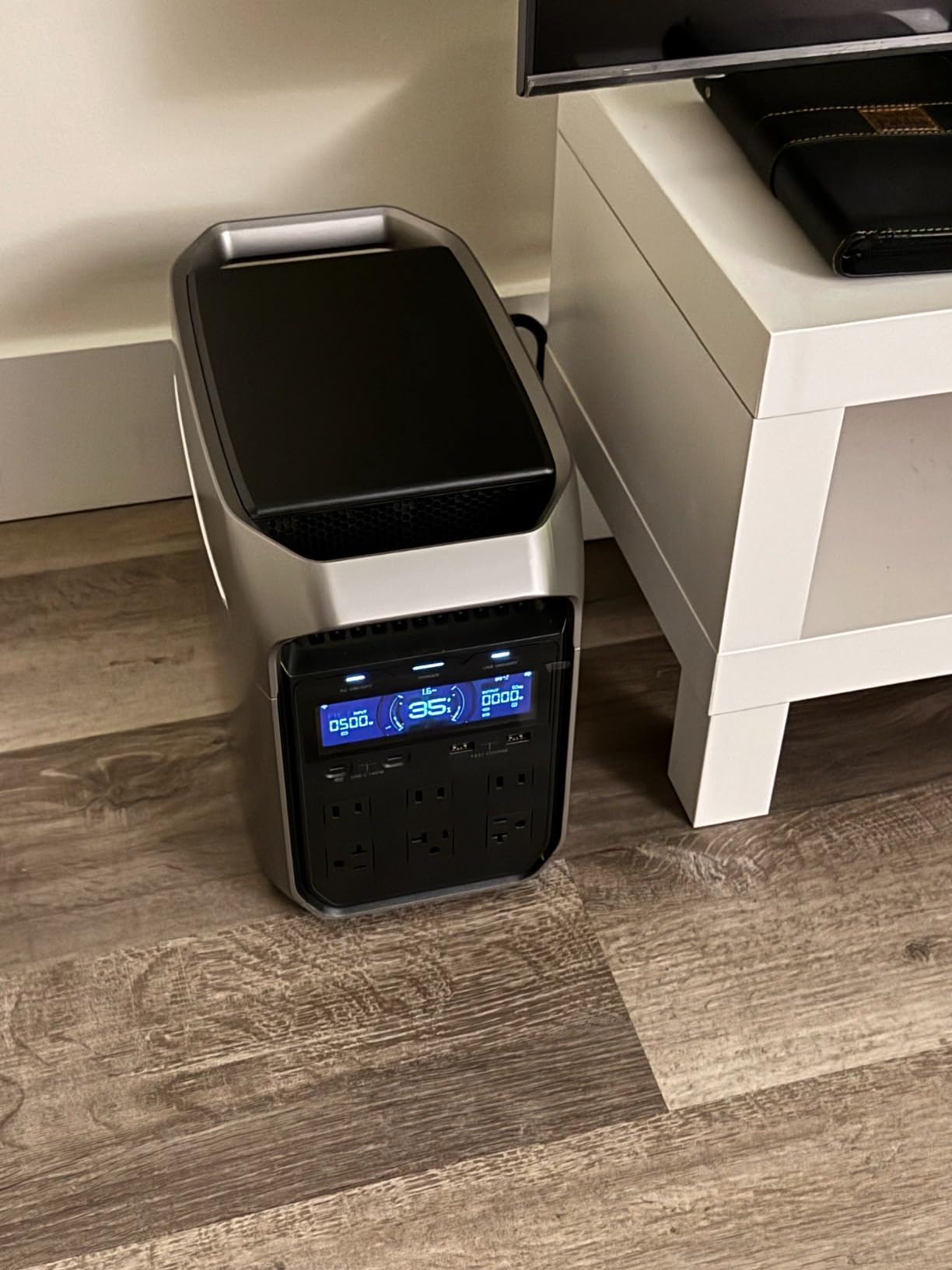 EF ECOFLOW Portable Power Station DELTA 3 Plus, 1024Wh LiFePO4 (LFP) Battery, 1800W AC/140W USB-C Output, Solar Generator (Solar Panel Optional) for Home Backup, Camping&RV customer photo 2