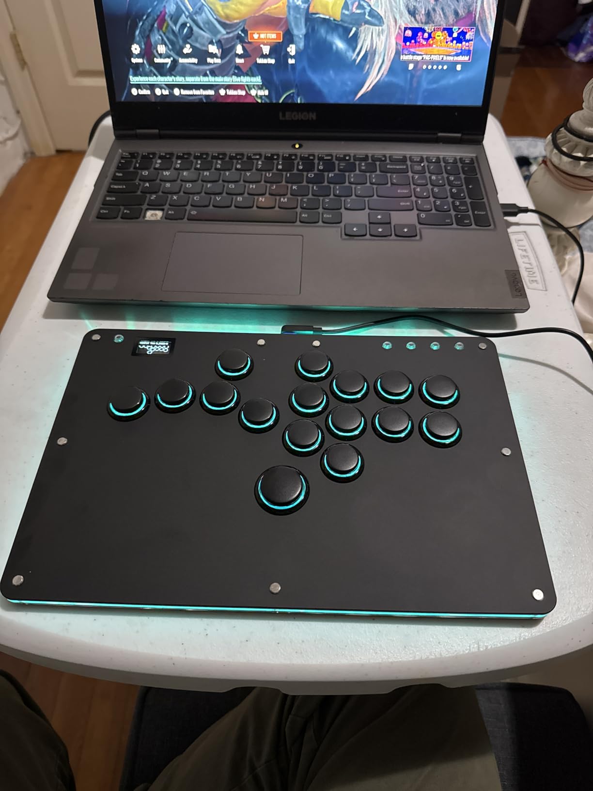 Sehawei Haute42 Arcade Stick R16 All-Button Arcade Controller 16Keys for PC/Ps3/Ps4/Switch/Steam, Fight Stick for Fighting Games with Custom RGB & Turbo Functions & Hot Swap customer photo 1