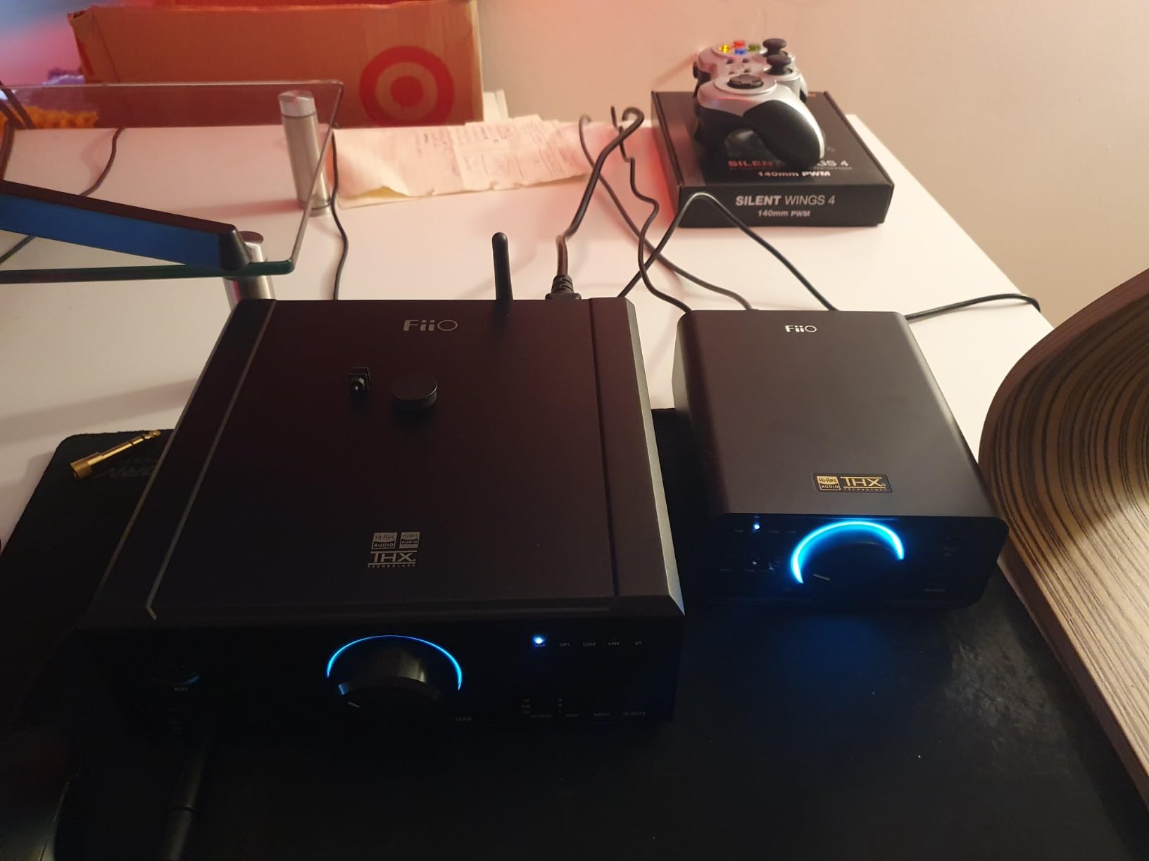 FiiO K7 Full Balanced HiFi DAC Headphone Amplifier AK4493S*2, XMOS XU208 PCM384kHz DSD256,USB/Optical/Coaxial/RCA Inputs, 6.35mm/4.4mm Output customer photo 1