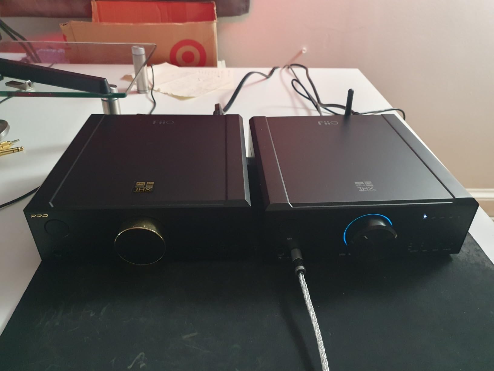 FiiO K7 Full Balanced HiFi DAC Headphone Amplifier AK4493S*2, XMOS XU208 PCM384kHz DSD256,USB/Optical/Coaxial/RCA Inputs, 6.35mm/4.4mm Output customer photo 2